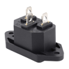 IC-212-S C14 Power Soket Erkek Kulaklı - UL Sertifikalı