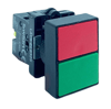 LAY5-EL8325  22mm İkiz Buton Yeşil Kırmızı