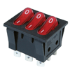 IC-135 Üçlü Işıklı Anahtar ON-OFF 9P