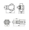 IC-261J-0 JST SM 2P Kablolu Konnektor Takım