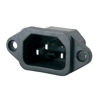IC-212 C14 Power Soket Erkek Kulaklı AS-05