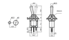 IC-137 Toggle Switch ON-OFF Ø5mm SMTS-102