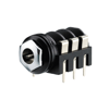IC-261G-2 6,3mm Stereo Jak Dişi Şase 90° 6p