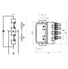 4 Kutuplu M6 Selenoid Röle 12V/24V - 250A