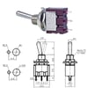 IC-139A Toggle Switch ON-OFF (Kaliteli) Ø6mm MTS-102