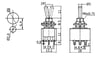 IC-148A Toggle Switch ON-OFF Ø6mm MTS-302
