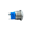 E72 22MM METAL BUTON KALICILI 12-24V KIRMIZI LED 1NO/1NC