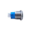 E59 19MM METAL BUTON YAYLI 12-24V BEYAZ LED 1NO/1NC