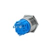 E76 22MM METAL BUTON KALICILI 12-24V TURUNCU LED 1NO/1NC