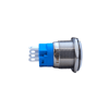 E1 19MM METAL BUTON KALICILI 12-24V KIRMIZI LED 1NO/1NC