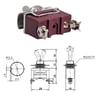 IC-152S-2 SWION Toggle Switch 15AMP 2P ON-OFF Ø12mm XT11-B
