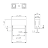 IC-237A Sigorta Yuvası 5x20mm Kapaklı PCB