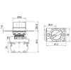 LAY25-ED21 22mm Mandal Buton 0-1 Kalıcı (1NO)