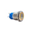E82 19MM METAL BUTON YAYLI 12-24V TURUNCU LED 1NO/1NC