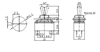 IC-150 Toggle Switch 4P ON-OFF Ø12mm KNC3-1X2