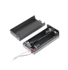 IC-233C Pil Yuvası 2 li Kapaklı Switchli (AA)