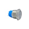 E89A 22MM METAL KALICILI BUTON DÜZ KAFA LEDSİZ 1NO/1NC