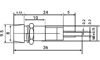 IC-225 Sinyal Lambası Metal 8mm 