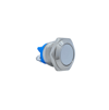 E40F 16MM METAL IŞIKSIZ YAYLI BUTON - DÜZ KAFA - 1 NO - IP67