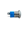 E34-1 16MM METAL BUTON YAYLI 12-24V KIRMIZI LED 1NO/1NC