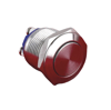NO98 GQ19F-10-N 19mm Metal Buton Yaylı Düz IP65