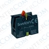 LAY5-Be102 22mm Kontak Blok (NC) Kırmızı