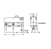 IC-163-1 Micro Switch Lehim Bacak Paletsiz IP65 Su Geçirmez