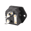 IC-213 C14 Power Soket Erkek Fuseli Kulaklı AS-07
