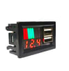 IC-278C Dijital Voltmetre USB Çıkışlı Akü Göstergeli DC 12v - 3,5amp