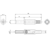 IC-252-S	DC Jak 2.1mm Uzun Kaliteli