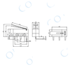 IC-162D Micro Switch Mini Paletli 90°