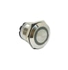 ONPOW6219F - 19mm Kalıcı Yeşil Led'li 24v Paslanmaz Çelik - 1NO IP67