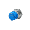 E72 22MM METAL BUTON KALICILI 12-24V KIRMIZI LED 1NO/1NC