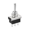 IC-151E-2 Metal Geçişli Anahtar İki Tarafa Yaylı 25 AMPER ON-OFF-ON