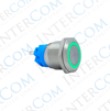 E58 19MM METAL BUTON YAYLI 12-24V YEŞİL LED 1NO/1NC