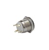 E39 16MM METAL BUTON YAYLI 12-24V BEYAZ LED 1NO