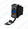 IC-266D-4 Marin Tip Voltmetreli 2'li USB 3.0 + TYPE-C