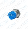 E87 22MM METAL BUTON YAYLI 12-24V BEYAZ LED 1NO/1NC