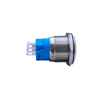 E48 19MM METAL BUTON KALICILI 12-24V TURUNCU LED 1NO/1NC