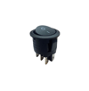 IC-133-6 YUVARLAK ANAHTAR ON-OFF 6P SİYAH