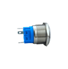 E73 22MM METAL BUTON KALICILI 12-24V YEŞİL LED 1NO/1NC