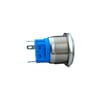 E70 22MM METAL BUTON YAYLI 12-24V YEŞİL LED 1NO/1NC