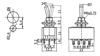 IC-148C Toggle Switch ON-OFF Ø6mm MTS-402