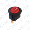 IC-134D Mini Yuvarlak Anahtar Işıklı ON-OFF 3P