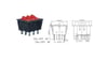 IC-135 Üçlü Işıklı Anahtar ON-OFF 9P