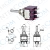 IC-145A Toggle Switch ON-OFF-ON (Kaliteli) Ø6mm MTS-203