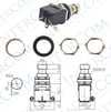 IC-148J-3 PEDAL SWITCH KALICILI 3P PBS-24-102
