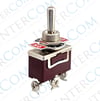 IC-153A Toggle Switch 3P OFF-MOM  Ø12mm KN3C-112