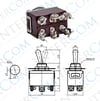 IC-159 Toggle Switch 6P ON-OFF-MOM Ø12mm KN3C-213