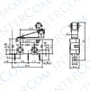 IC-168A Micro Switch Lehim Bacak Makaralı